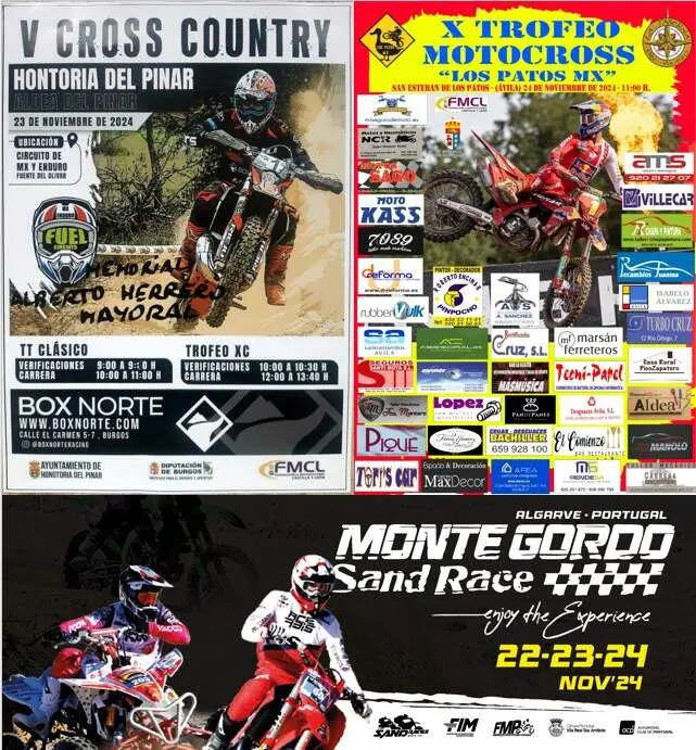 Agenda deportiva motociclista