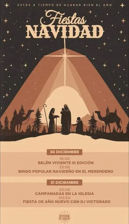 fiestas de Navidad en Otero de Bodas