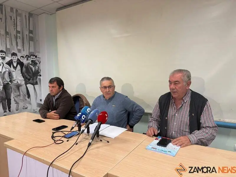presidentes de ASAJA, UPA Y COAG Zamora 