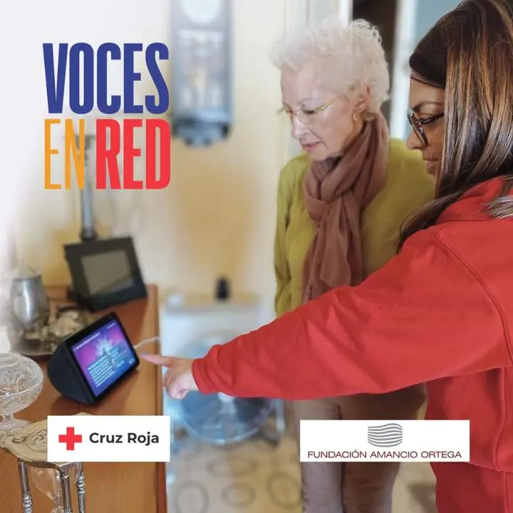 cruz roja, personas mayores