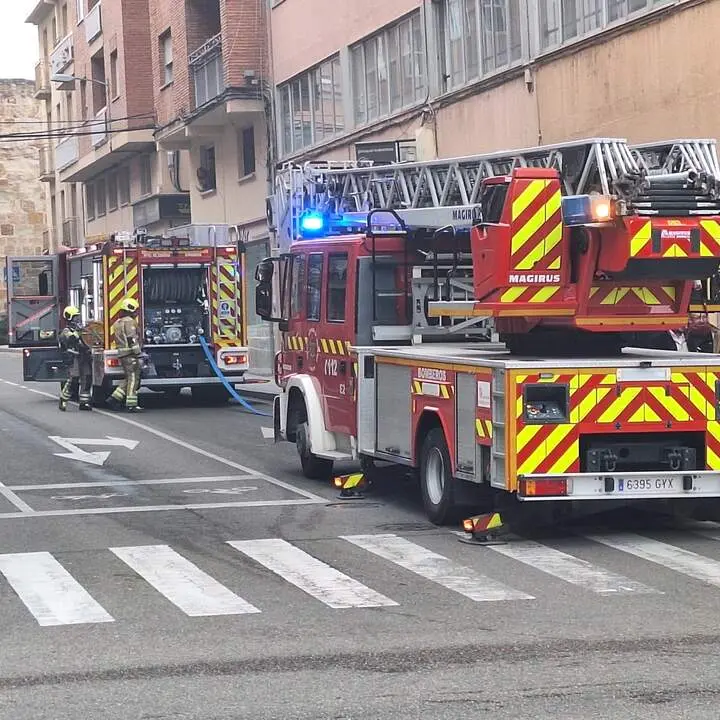 Simulacro de bomberos