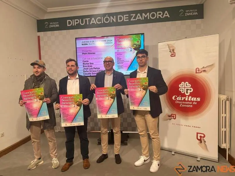 presentación concierto benéfico 