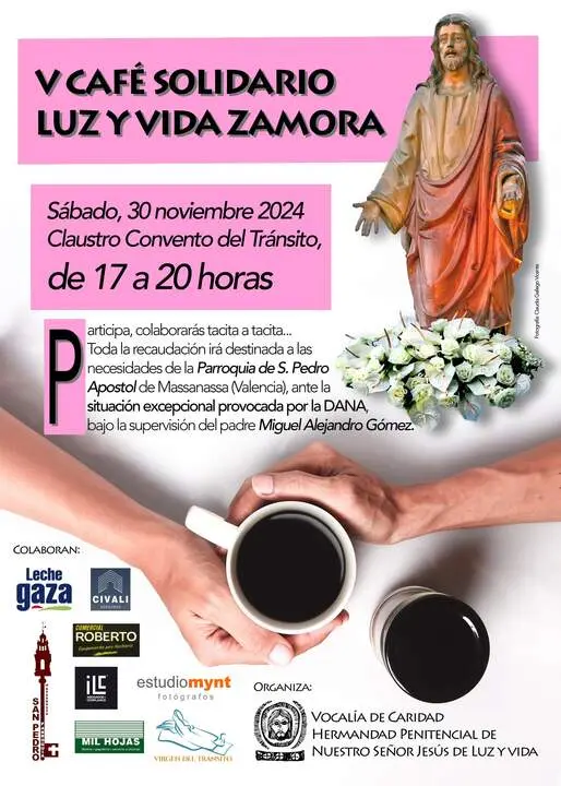 V Cafe solidario luz y vida