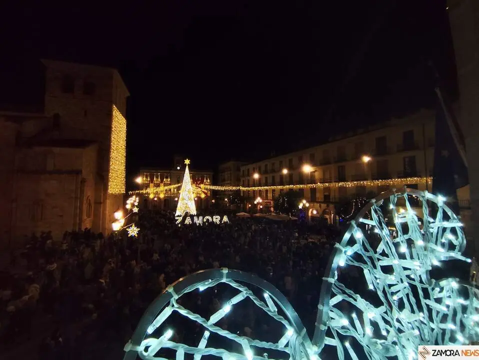 Encendido de las Luces de Navidad, Plaza Mayor