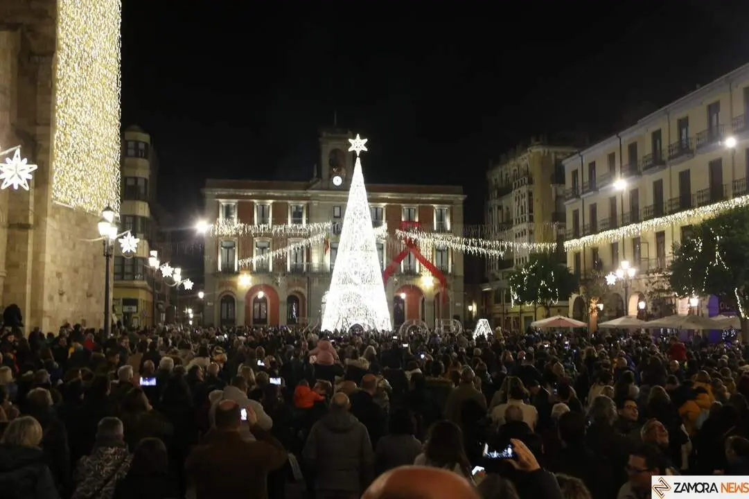 Encendido de las Luces de Navidad, Plaza Mayor