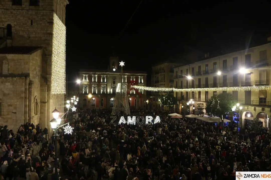 Encendido de las Luces de Navidad, Plaza Mayor