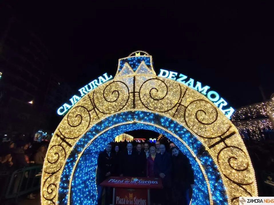 Encendido de las luces de Navidad en La Marina