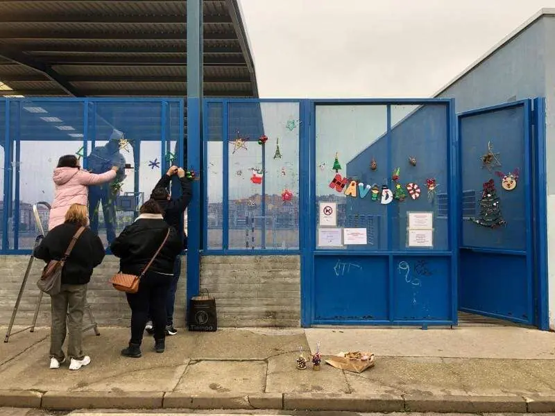 decoración Navidad en el CEIP Juan XXIII de Zamora  (2)