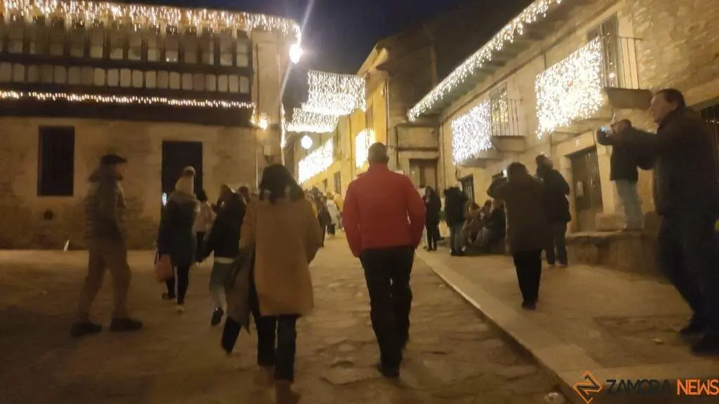 luces de Navidad en Puebla de Sanabria 