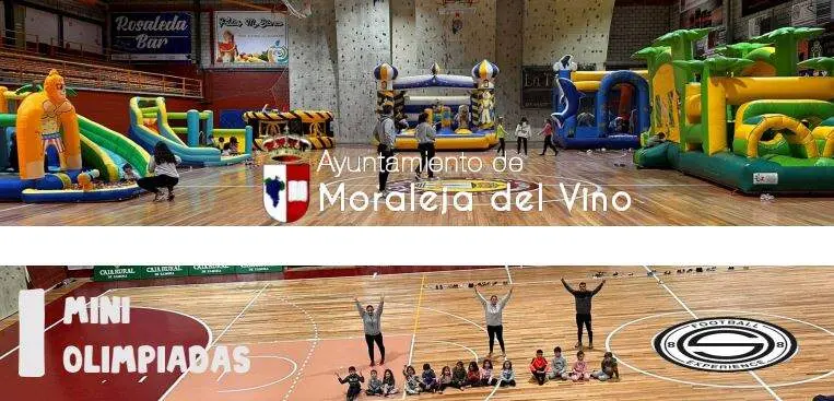 Mini Olimpiadas Moraleja. imagen de archivo