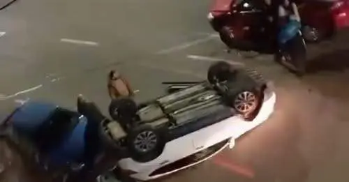 colisión entre dos turismo, imagen Cecida. INTERBENAVENTE