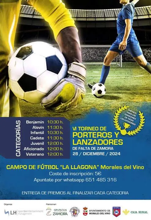 torneo lanzadores y porteros