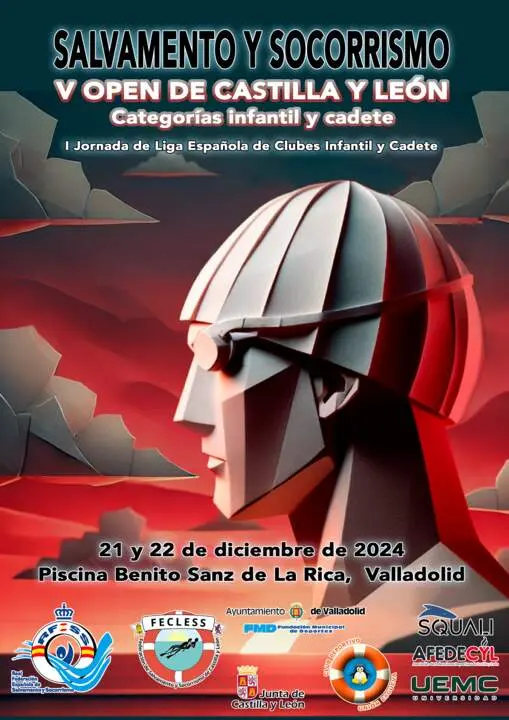 2024-12-19 IMAGEN Cartel V Open de CyL de Salvamento y Socorrismo Infantil y Cadete