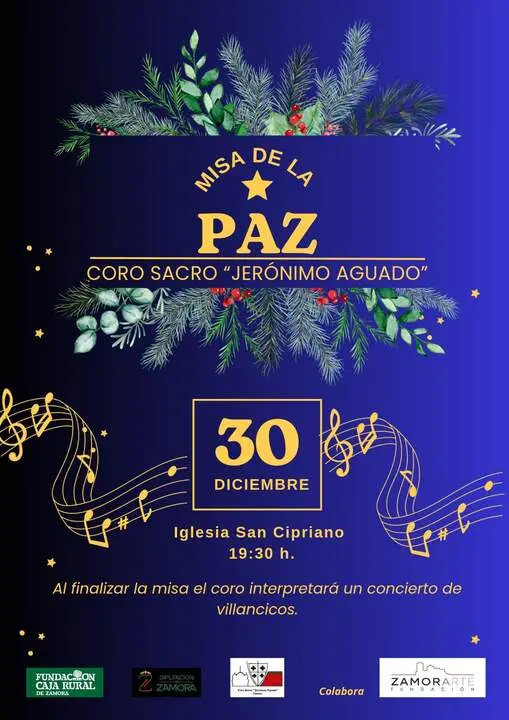 cartel coro sacro Jerónimo Aguado