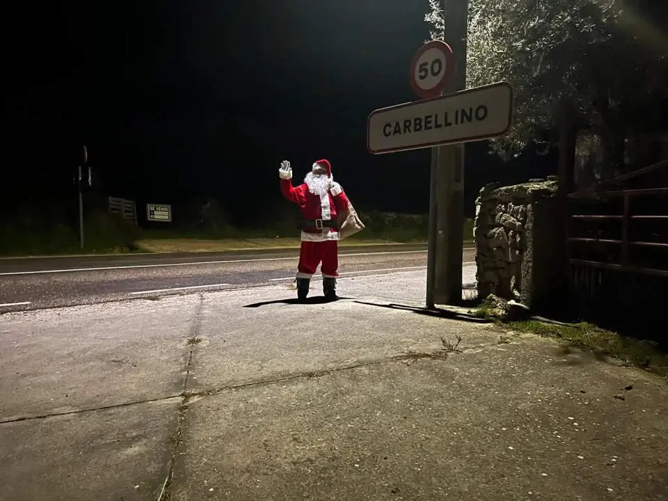 Papá Noel en Carbellino de Sayago