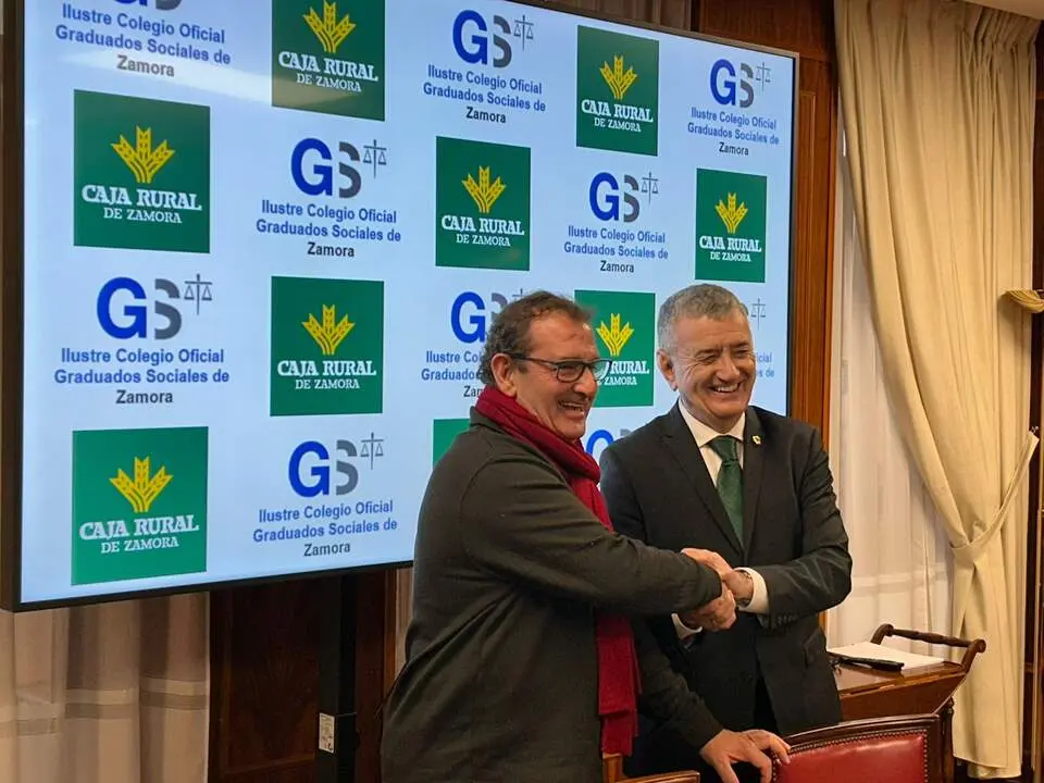 aja Rural de Zamora y el Colegio de Graduados Sociales firman un convenio