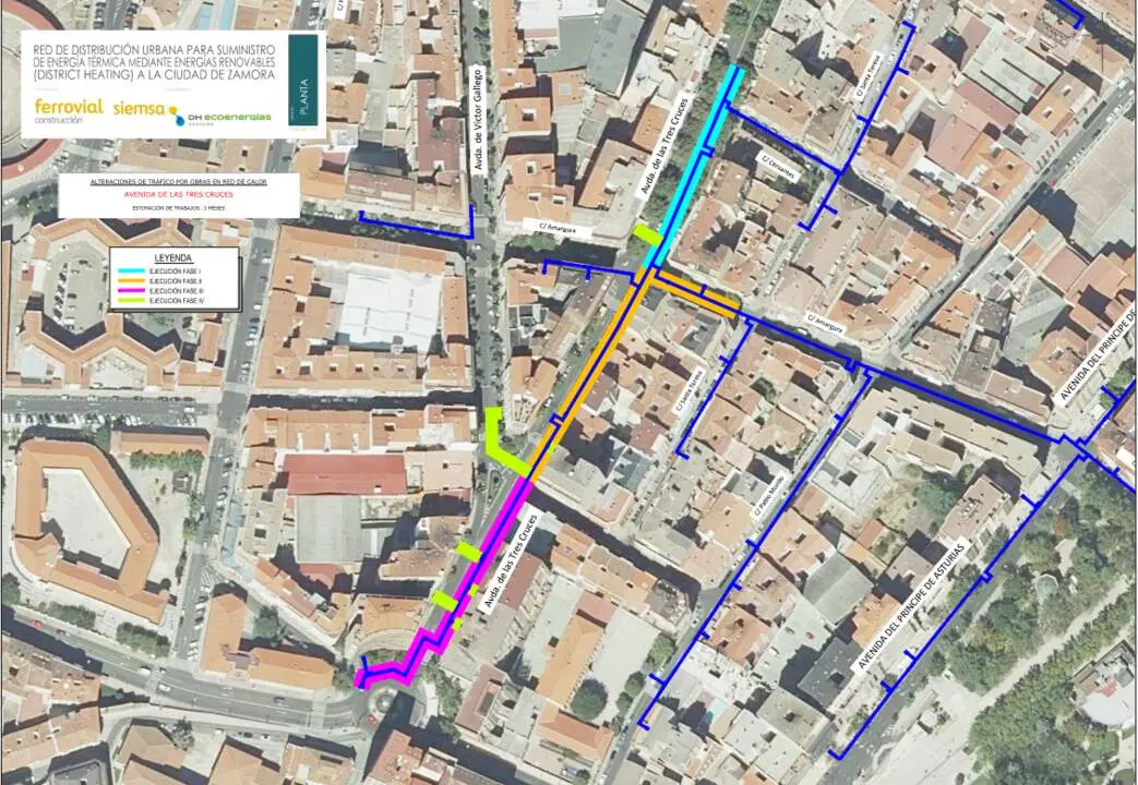 tráfico condicionado en Zamora a partir de enero