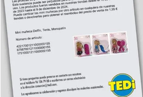 Juguete Retirado TEDI