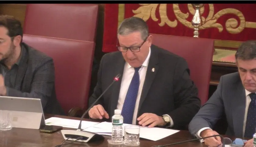 Javier Faundez, pleno de la Diputación de enero