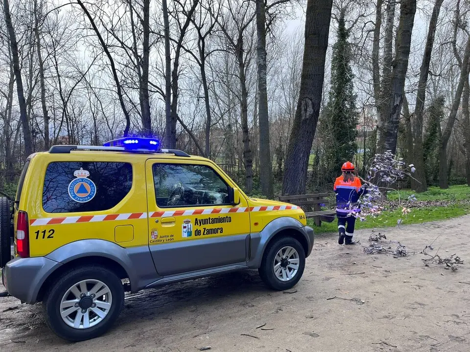 Así ha azotado Zamora la borrasca Herminia