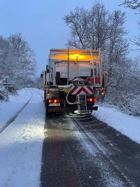 Nieve Carreteras Zamora