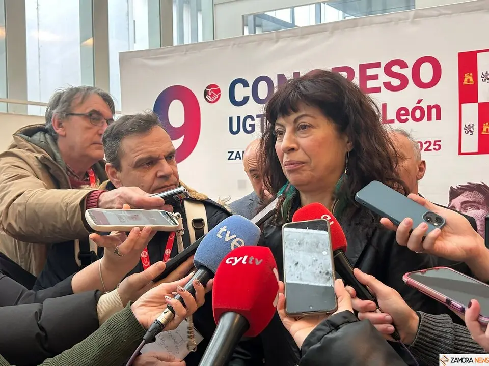 Ana Redondo en el 9.º Congreso Autonómico de UGT Castilla y León