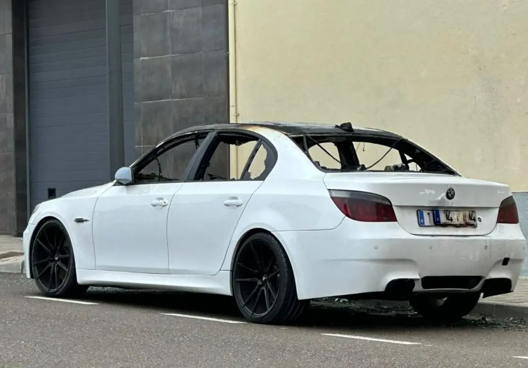 coche quemado en Zamora