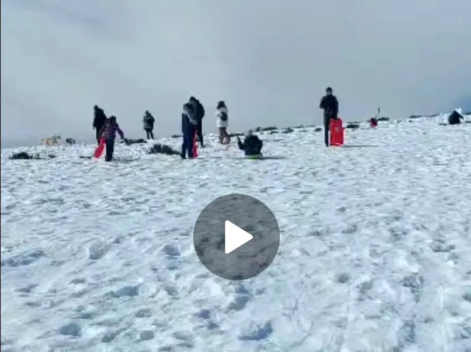 video lago de sanabria nieve