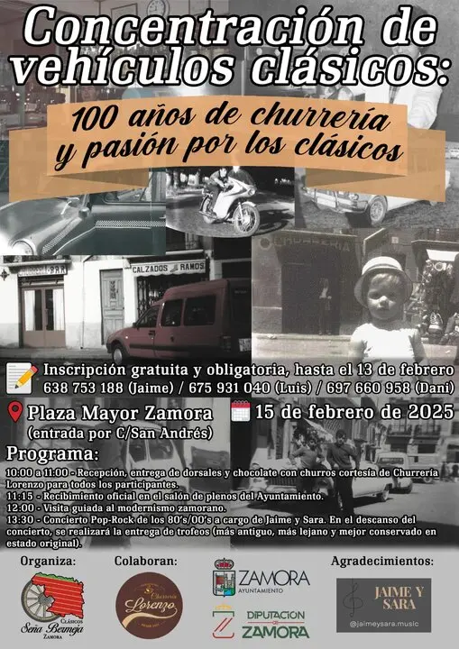 concentración vehiculos clasicos