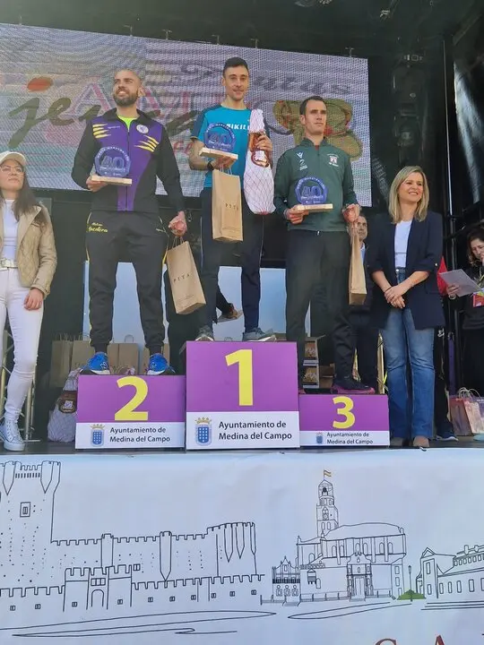 Podio Masculino 10000 m