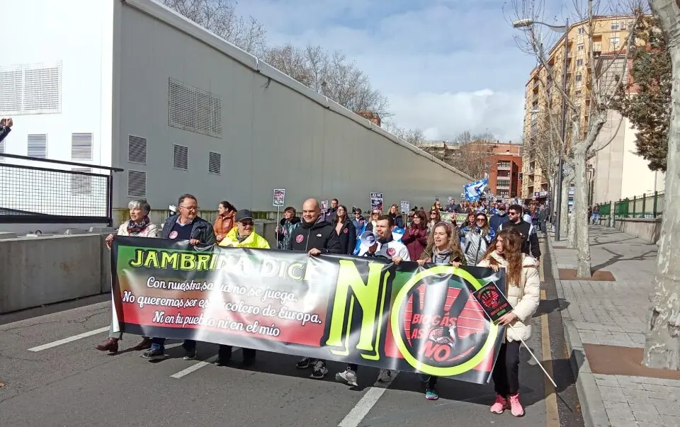 manifestación Jambrina en Zamora