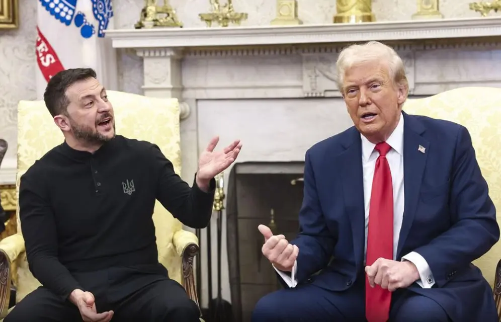 bronca en la que se han enzarzado Zelenski y Trump en el Despacho Oval de la Casa Blanca