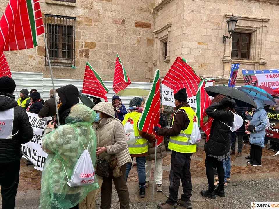 manifestación contra el biogás