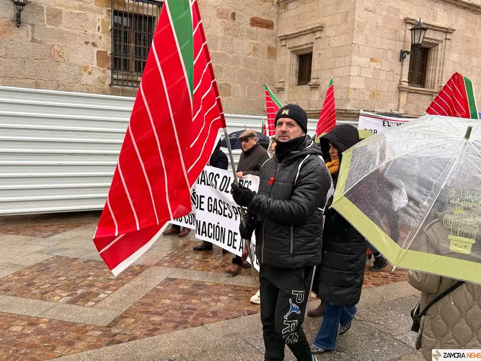 manifestación contra el biogás