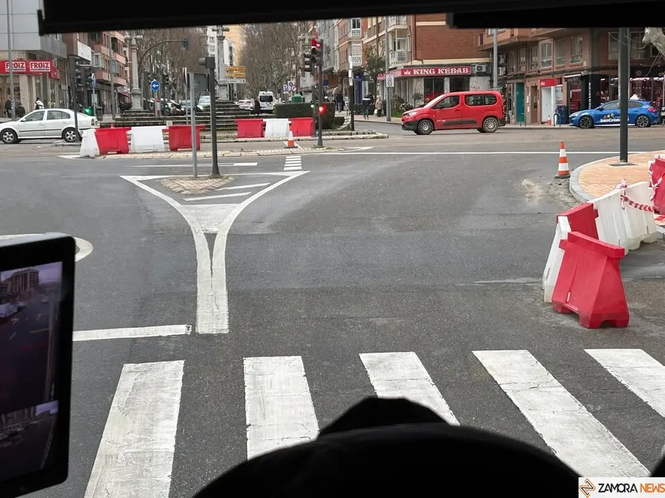 Los autobuses de Zamora al límite por las obras