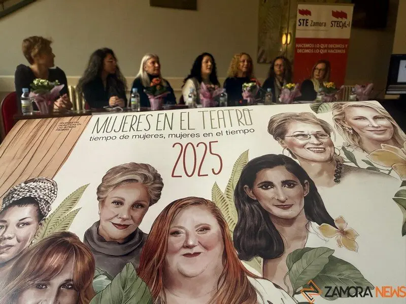 presentación calendario Mujeres en el Teatro
