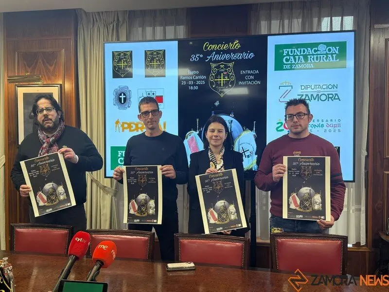 presentación concierto de bandas y cornetas Ciudad de Zamora 