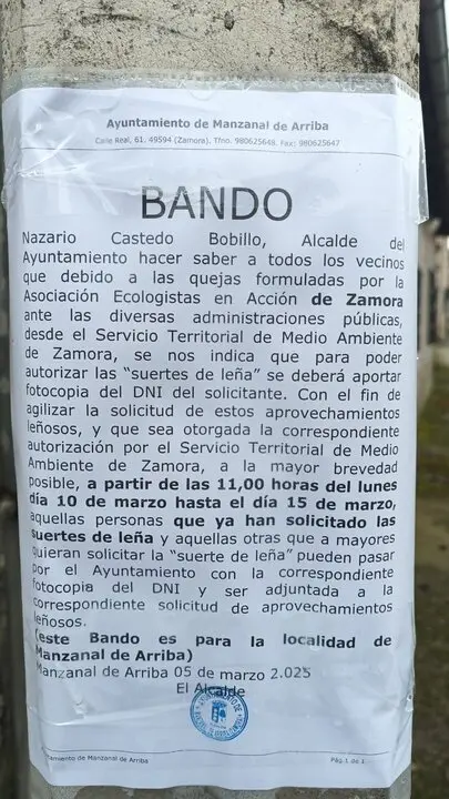 foto Ecologistas Zamora