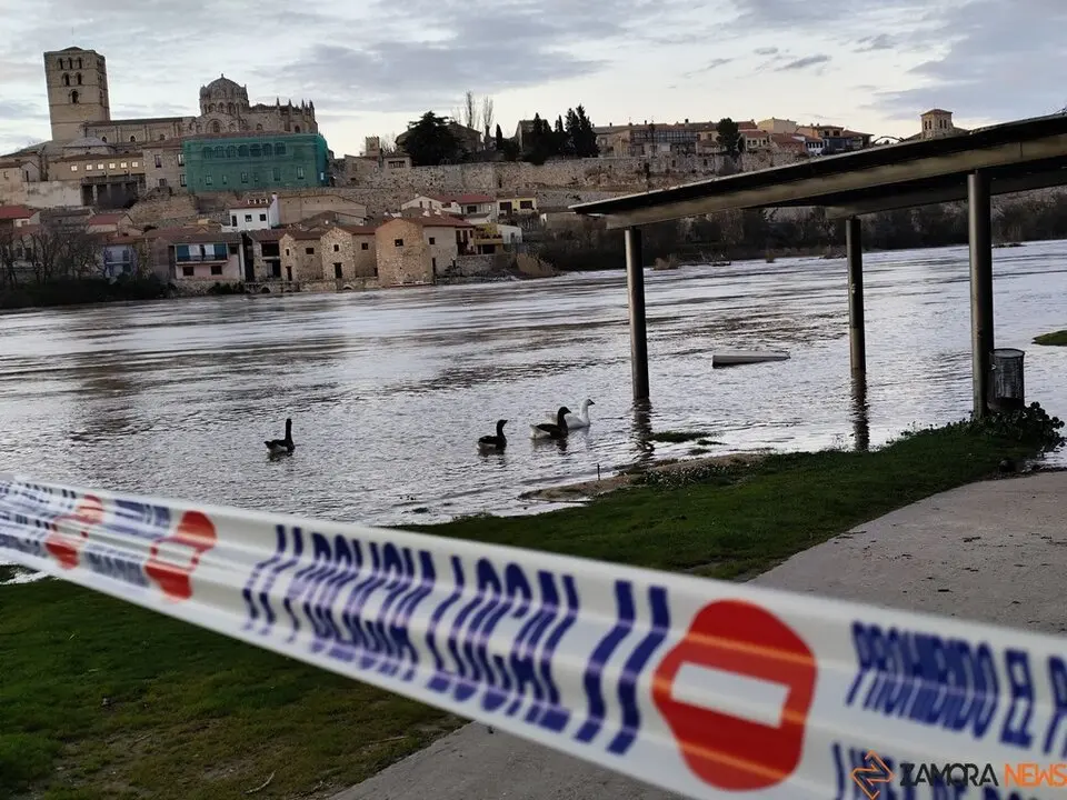 Crecida del Río Duero Zamora