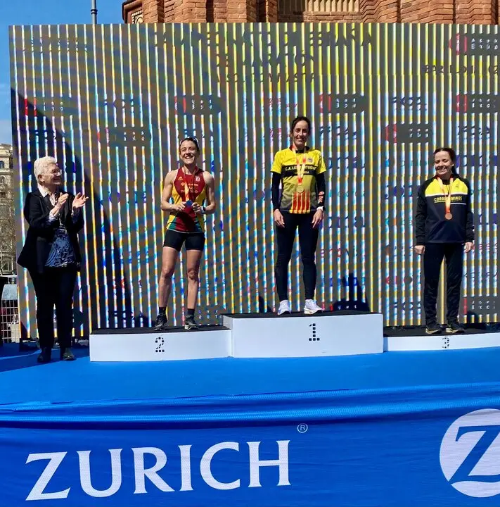 VERONICA SANCHEZ, subcampeona de españa Master de maraton