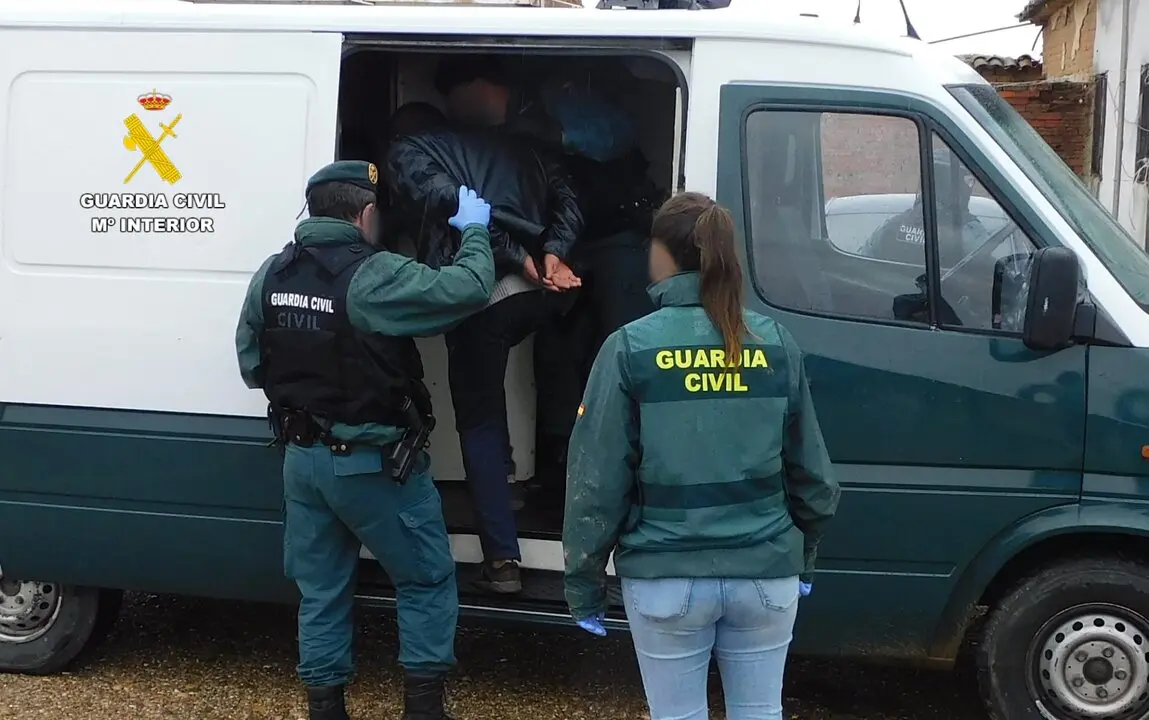 red de explotación laboral, Guardia Civil