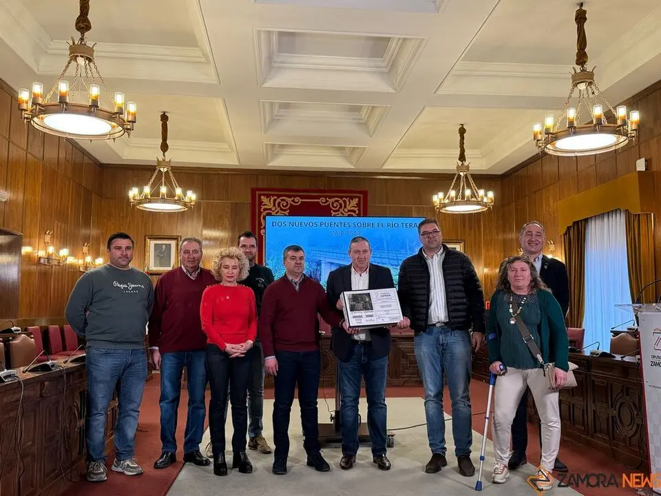 Presentación obras de los puentes Santa Croya de Tera y Santa Marta de Tera