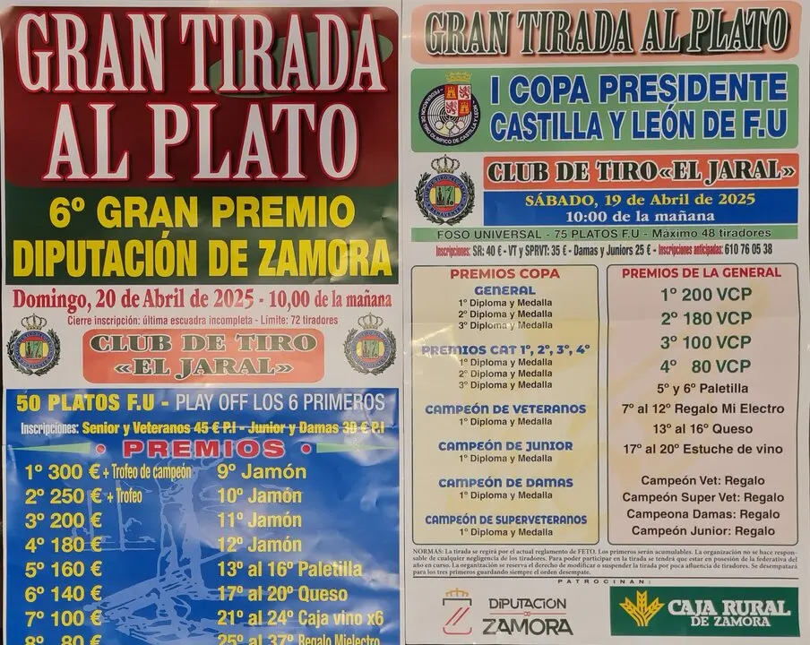tiradas al plato benavente