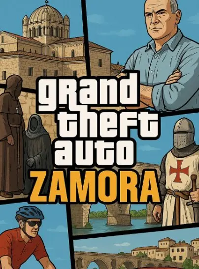 Forocoches incluye a Zamora en su serie de portadas de GTA generadas por IA