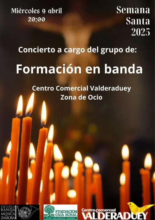 cartel actuación formación en Banda