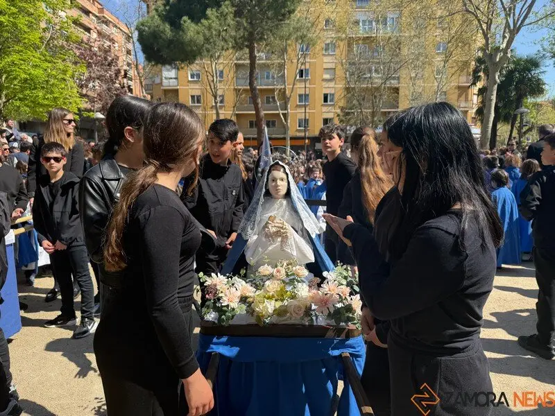 El Sagrado Corazón de Jesús de Zamora celebra su propia procesión de Semana Santa_2