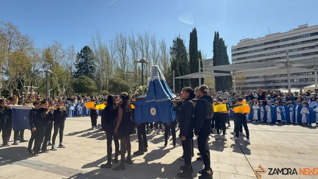 El Sagrado Corazón de Jesús de Zamora celebra su propia procesión de Semana Santa_26
