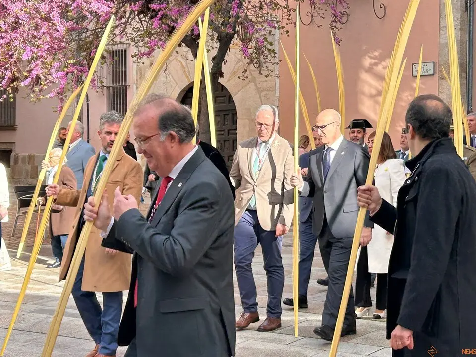 La celebración del Domingo de Ramos arranca en Zamora con la tradicional bendición de palmas