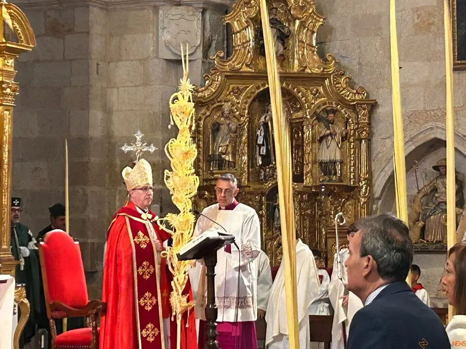 La celebración del Domingo de Ramos arranca en Zamora con la tradicional bendición de palmas