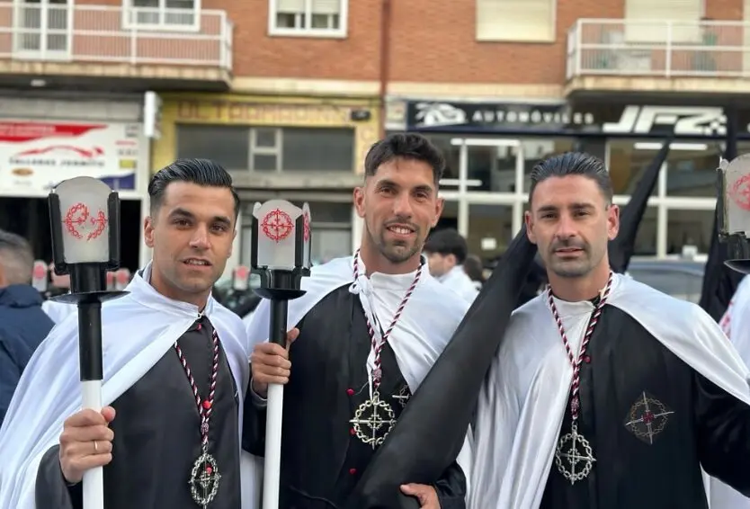 Tres jugadores del Zamora CF viven la Semana Santa desde dentro. Imagen de ZAMORA CF